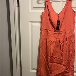 Laundry By Shelli Segal Vibrant Orange Mini Dress